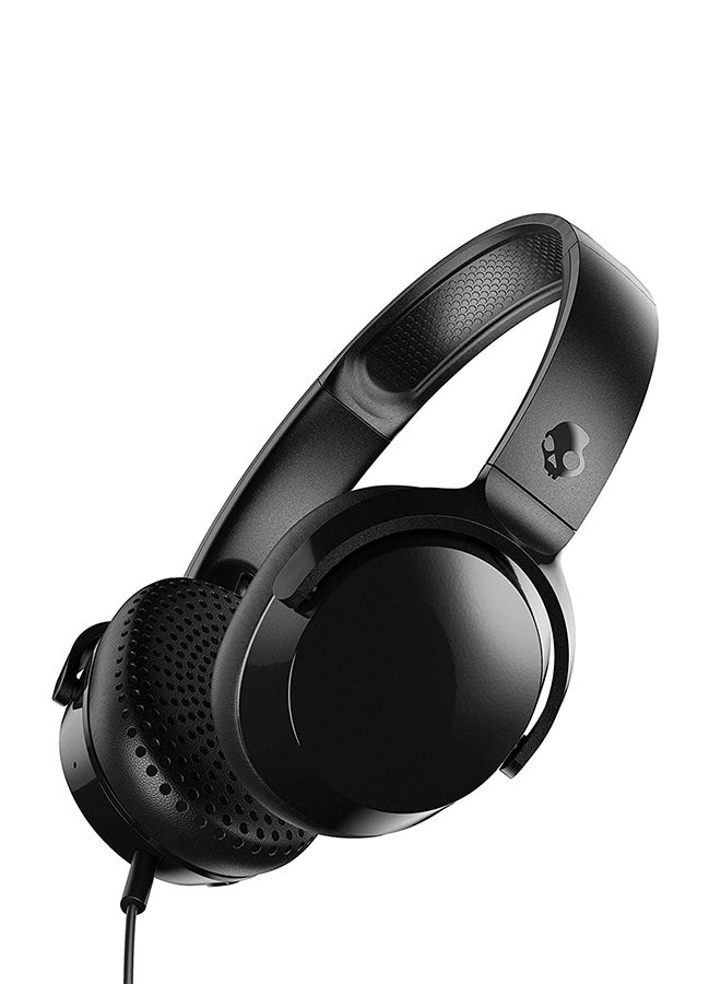 Skullcandy Riff On-Ear Wired Headphones With Microphone Black - Image 1