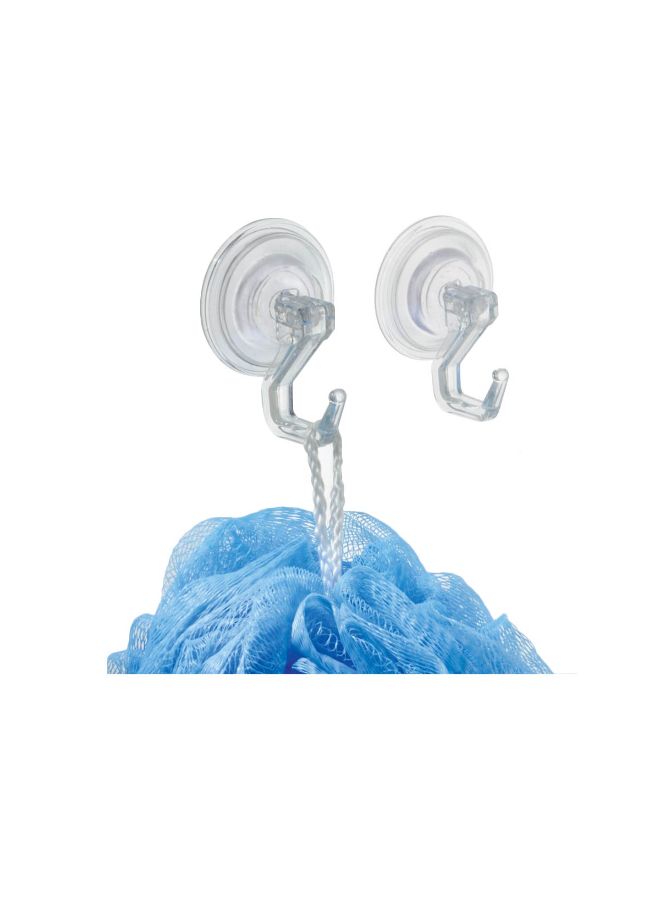 InterDesign 2-Piece Suction Hook Set Clear - Image 2