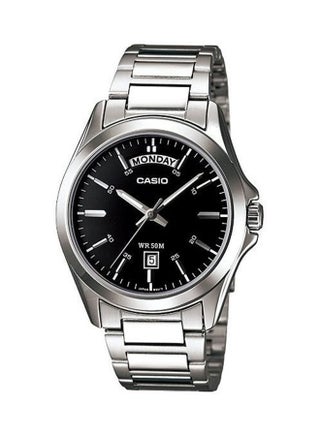 Men's Analog Casual Wrist Watch- MTP-1370D-1A1 - 45 mm - Silver - v1556230502/N23617707A_1