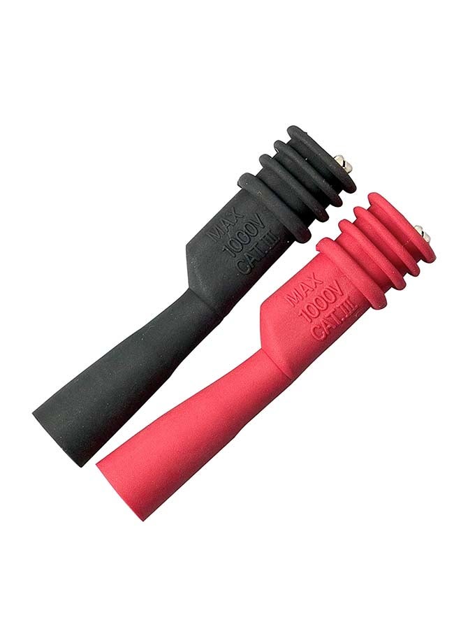 Extech Insulated Alligator Clips Black/Red