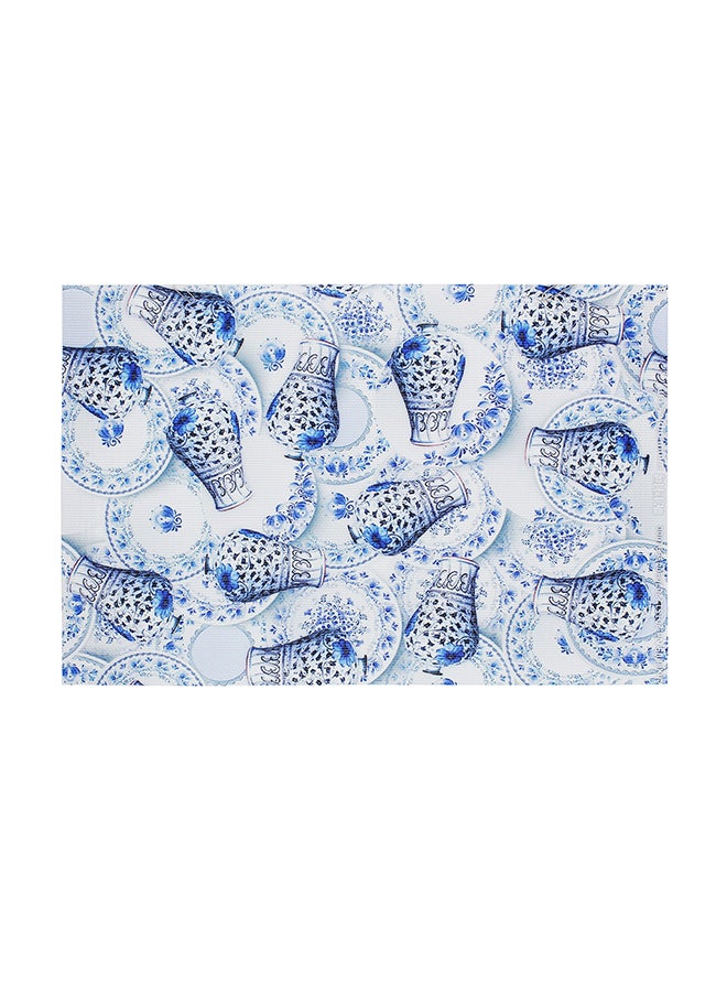 Home Placemat Blue/White 30x45centimeter - Image 1