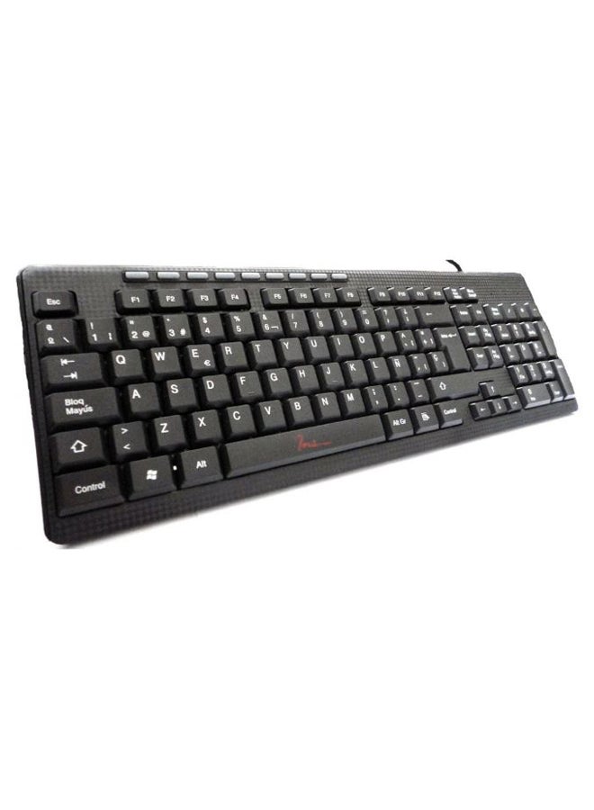 لوحة المفاتيح USB أسود