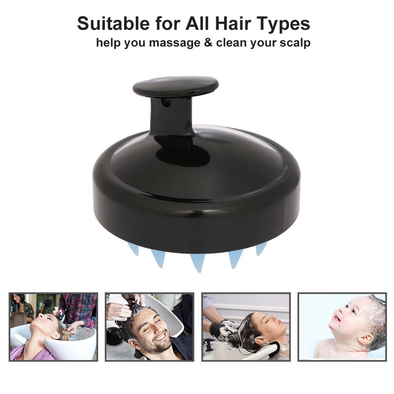 Hair Washing Cleaning Shampoo Brush Black 0.054kg - Image 4