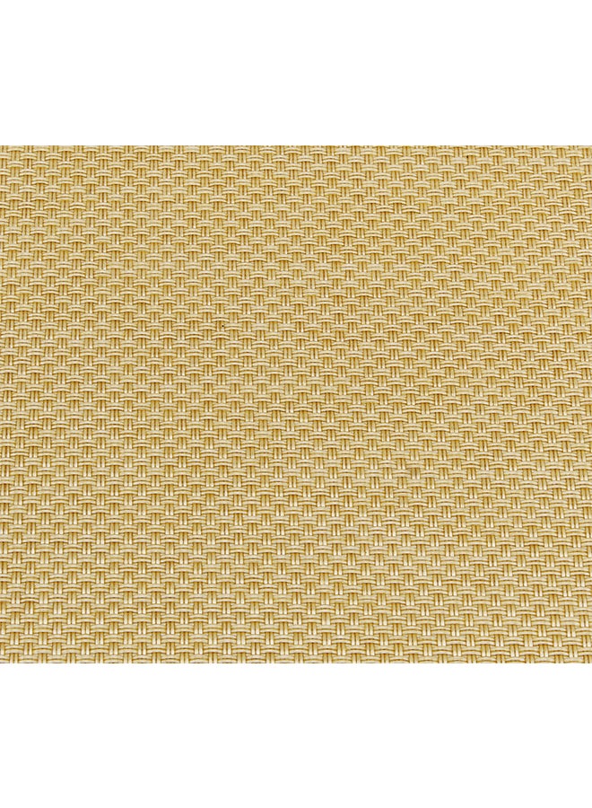 Home - Non Woven Round Placemat Yellow 30x30centimeter - Image 1