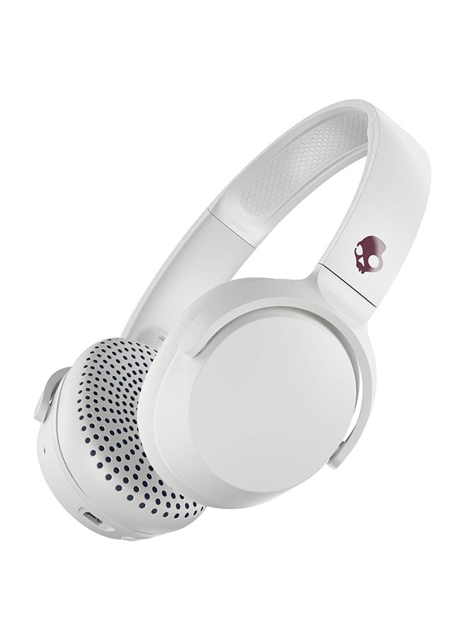 سكل كاندي سماعة رأس ريف لاسلكية توضع على الأذن مزودة بميكروفون أبيض - Image 1