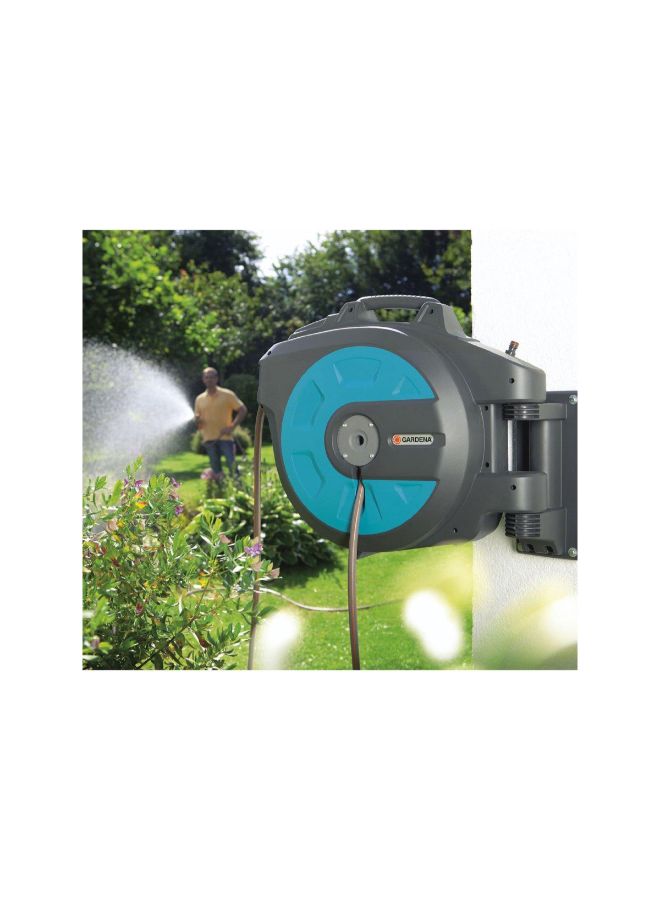 GARDENA Automatic Roll Up Wall Mounted Hose Reel Black  - Image 4