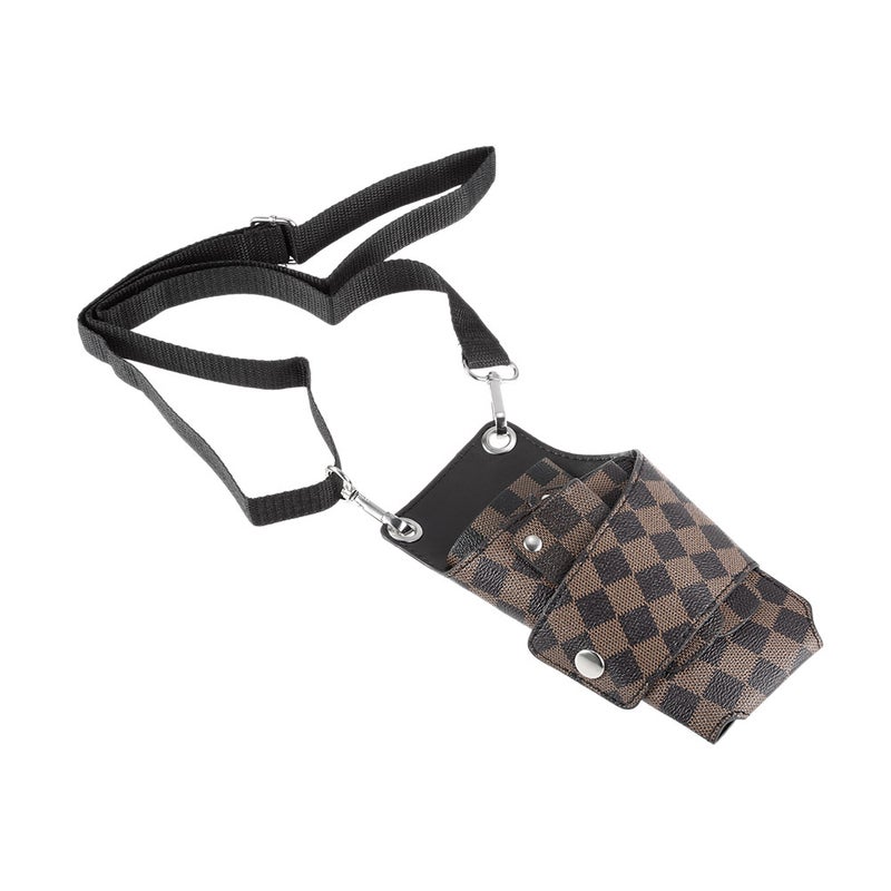 Generic Barber Hair Scissors Pouch Brown  - Image 4