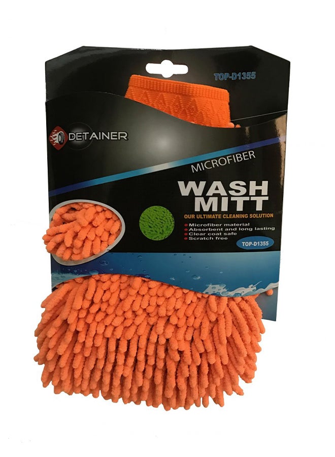 Car Washing Gloves With Microfiber Wash Mitt - Image 1
