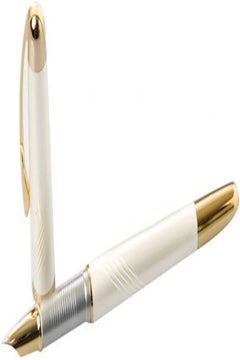 JINHAO Fountain Pen White/Gold  - Image 2