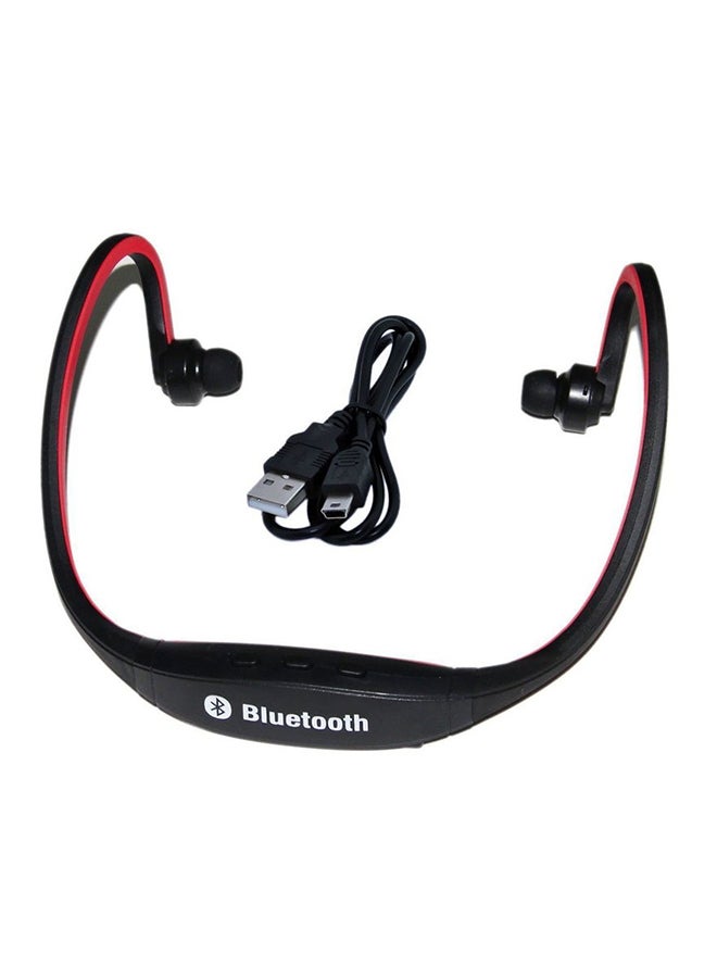 Generic - Bluetooth Wireless Headset Stereo Headphone Earphone Handfree Sport Headphone Red - Image 1
