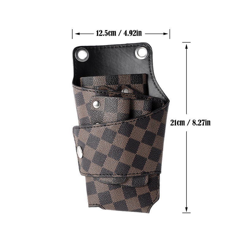Generic Barber Hair Scissors Pouch Brown  - Image 3