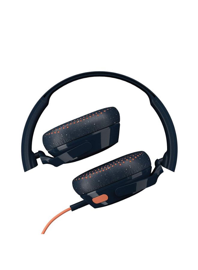 Skullcandy Riff On-Ear Wired Headphones With Microphone Blue/Sunset - Image 2