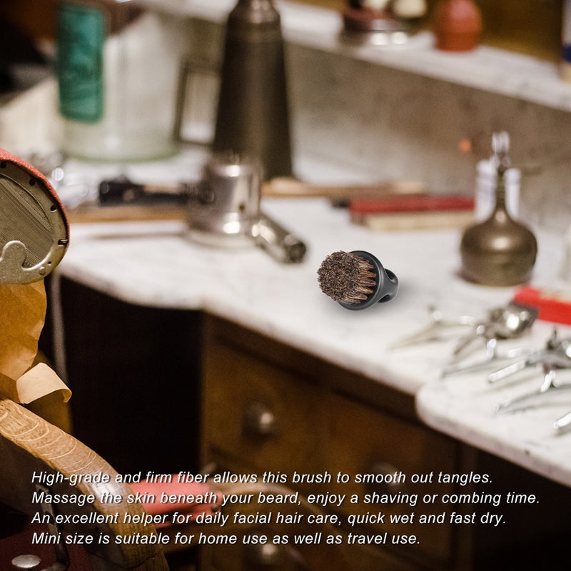 Mustache Shaving Brush Black 0.044kg - Image 4