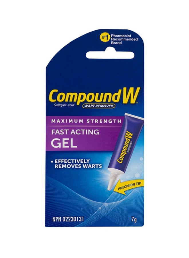 Compound W Wart Remover Maximum Strenght Fast Acting Gel Purple 7grams  - Image 1