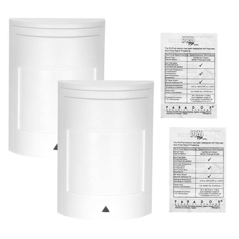 Generic - 2-Piece PIR Motion Sensor Wide Angle Passive Infrared Detector For Home White - Image 1