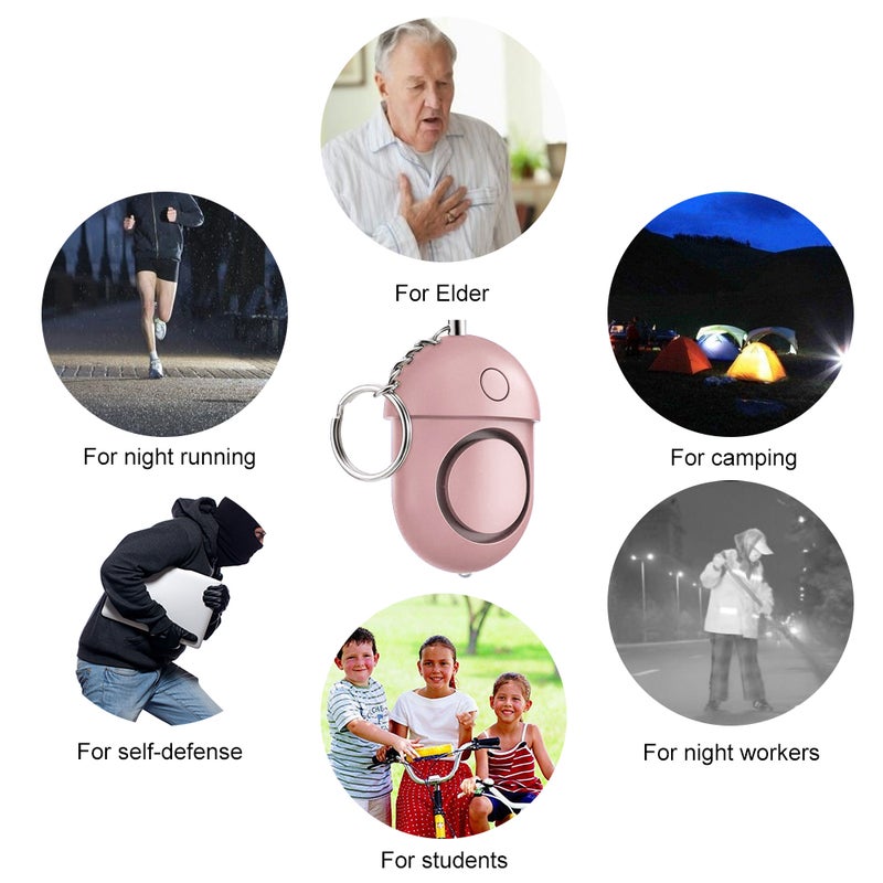 Safe Sound Emergency Self-Defense Security Alarm For Girls Red - Image 4