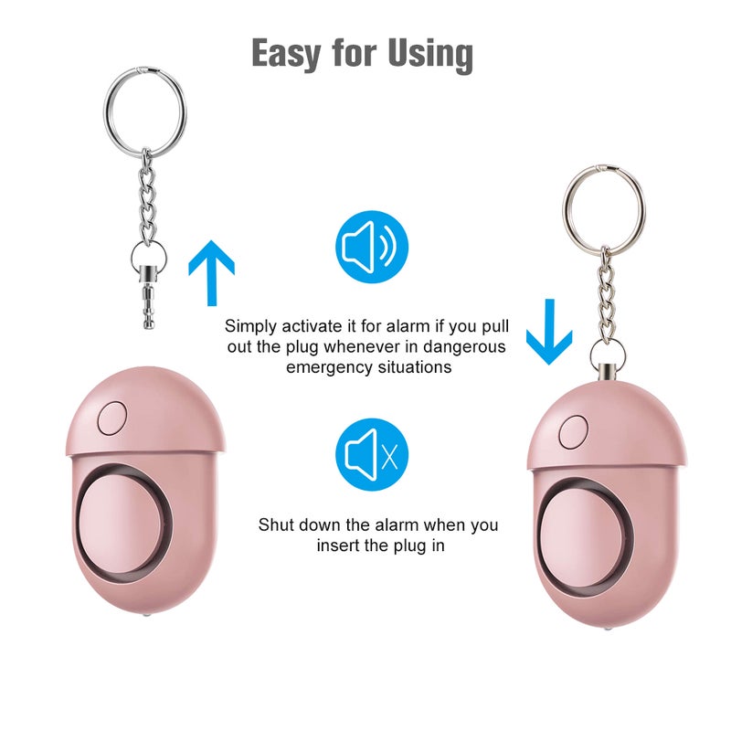 Safe Sound Emergency Self-Defense Security Alarm For Girls Red - Image 5