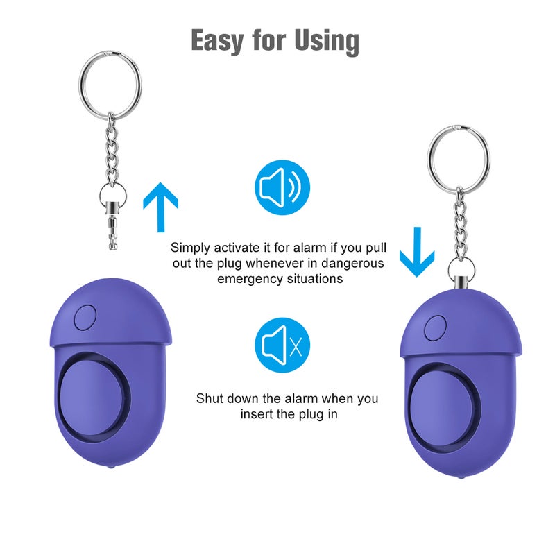 Generic - Safe Sound Emergency Self-Defense Security Alarm For Girls Blue - Image 1