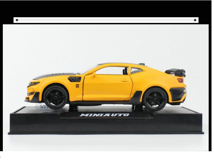 Bitter - Bumblebee Alloy Transformers The Last Knight Simulation Car Model Toy Multicolour 18cm - Image 1