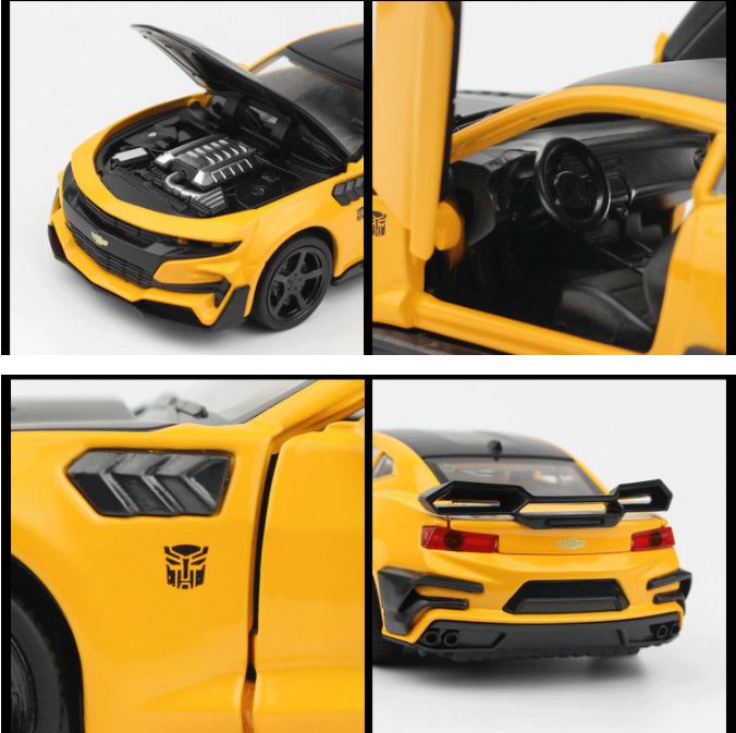 Bitter - Bumblebee Alloy Transformers The Last Knight Simulation Car Model Toy Multicolour 18cm - Image 1