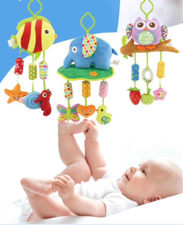 Bitter Baby Carriage Pendant Animal Crib Toy 27cm - Image 3