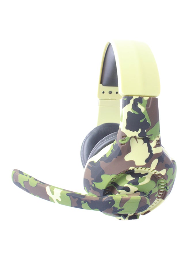 سماعة رأس سلكية للألعاب بتصميم يغطي الأذن مزودة بميكروفون - Image 2