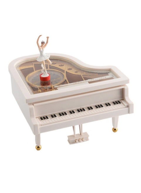 Dancing Swivel Doll Music Boxes Beige 30.0X25.0X5.0centimeter
