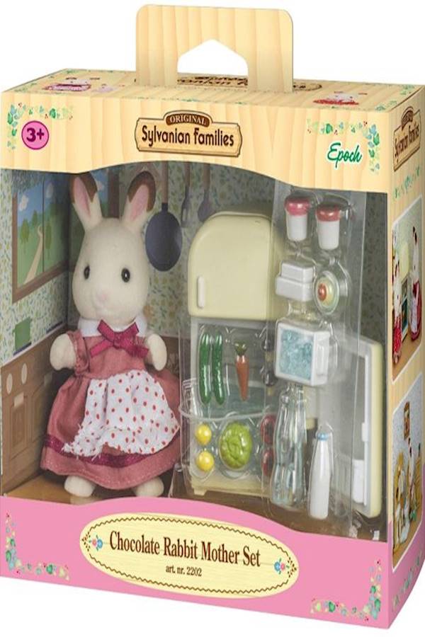 Sylvanian Families Fridge Chocolate Rabbit Mother Set Pretend Play Toy -SF5014 182grams - Image 2