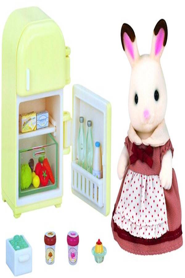 Sylvanian Families Fridge Chocolate Rabbit Mother Set Pretend Play Toy -SF5014 182grams - Image 1