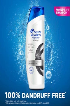 Head & Shoulders Hairfall Defense Anti-Dandruff Shampoo 400ml  - Image 4