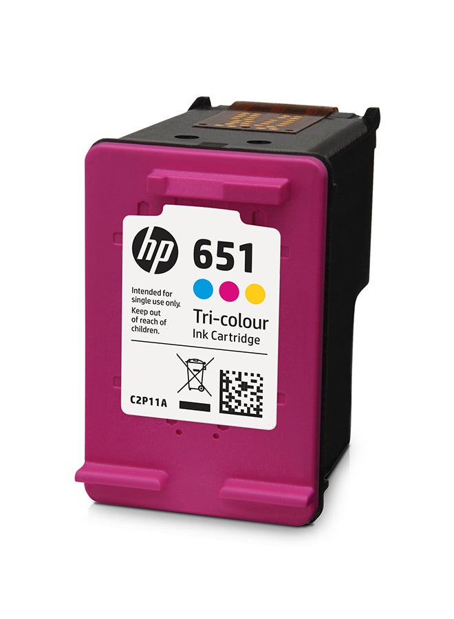 HP 651 Replacement Ink Cartridge Multicolour 