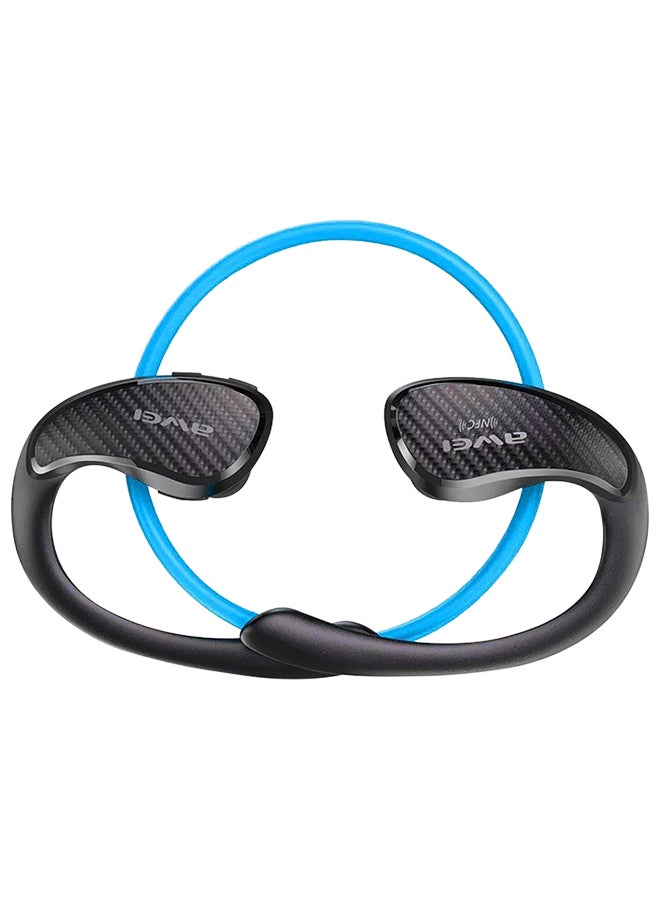Awei Bluetooth In-Ear Headphones With Mic Blue/Black - Image 4