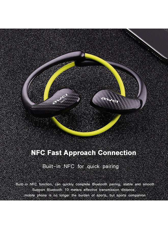 Awei Bluetooth In-Ear Headphones With Mic Yellow/Black - Image 4