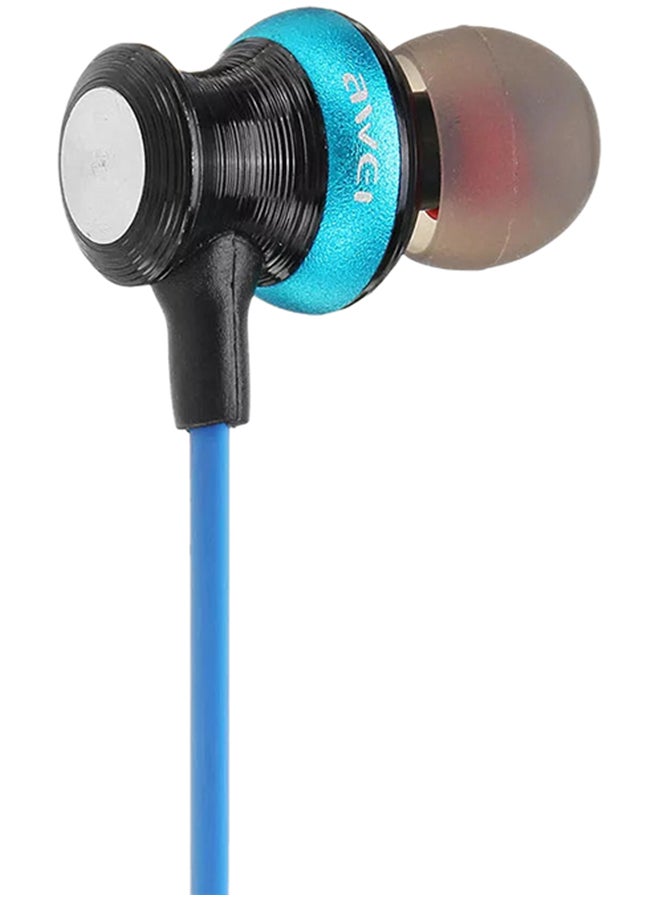 Awei Bluetooth In-Ear Earphones With Mic Blue/Black - Image 5
