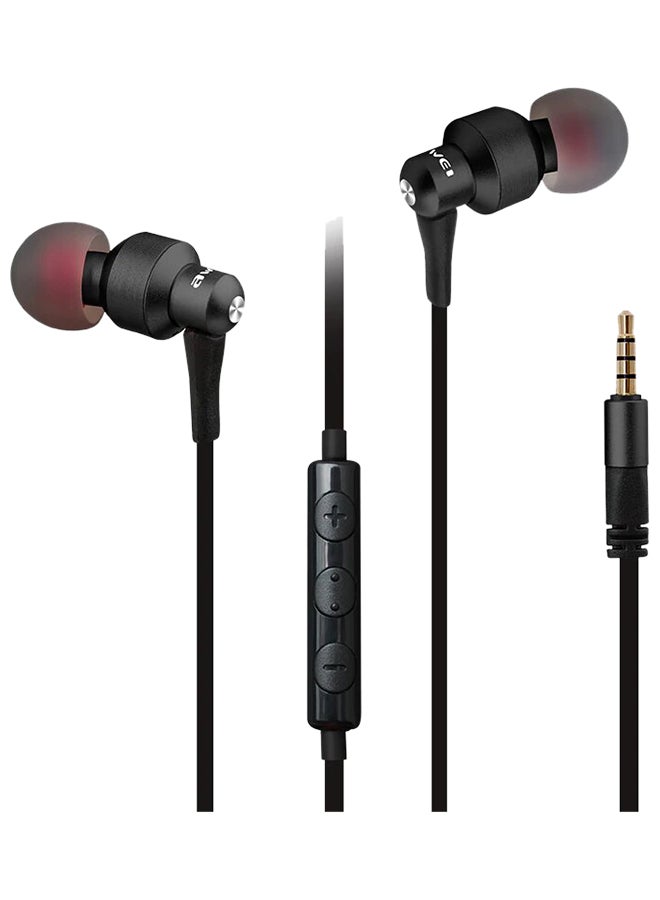 Awei Stereo In-Ear Earphones With Mic Black - Image 2