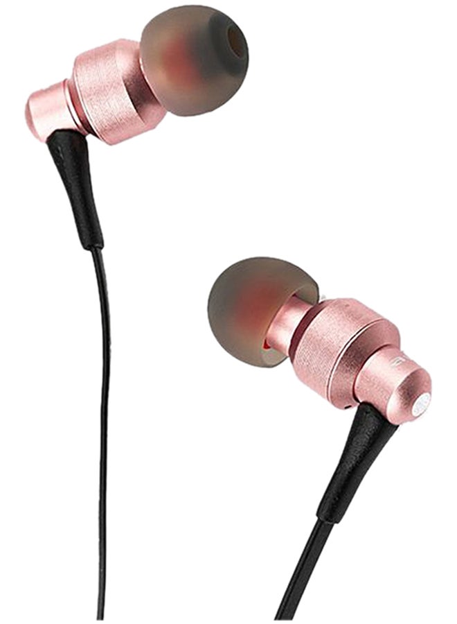 Awei Stereo In-Ear Earphones With Mic Black/Rose Gold - Image 1