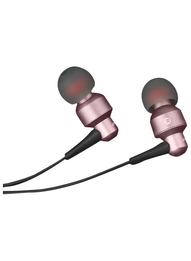 Awei Stereo In-Ear Earphones With Mic Black/Rose Gold - Image 2