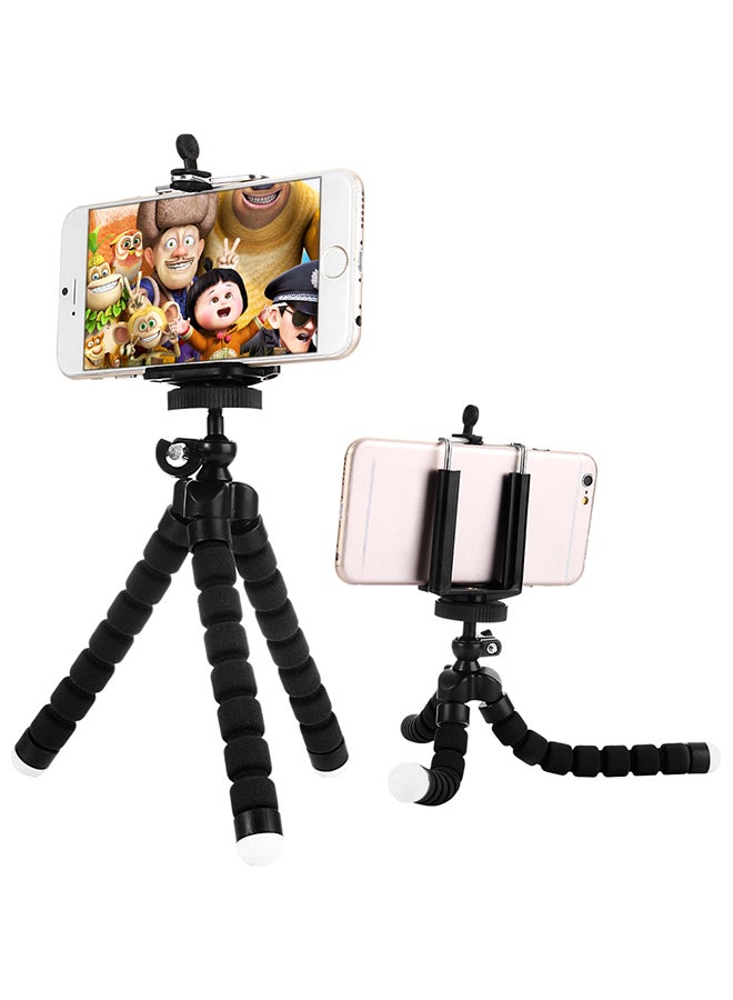 Sharpdo Portable Flexible Octopus Style Tripod Stand Holder Black  - Image 1