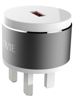 Vidvie Fashion and Practical Smart Charger With Cable Silver/Grey  - Image 2