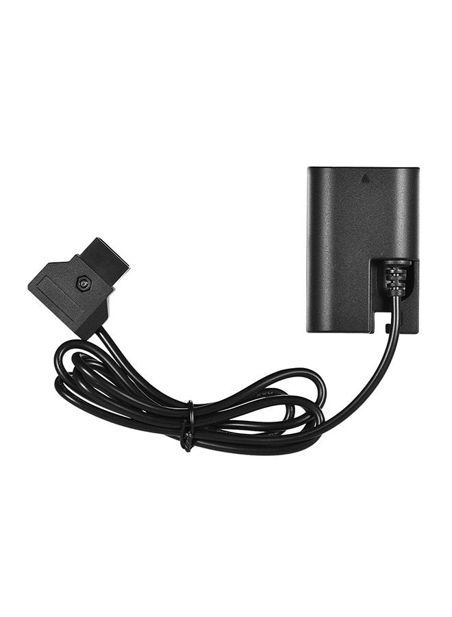 ANDOER - D-Tap To LP-E6 Fully Decoded Dummy Battery Adapter For Canon 5D II/III/IV/5DSR/6D /6DII/60D/70D/80D/7D/7DII Black - Image 1