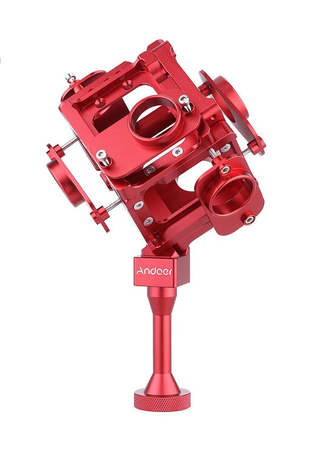 ANDOER Square Bracket Cage Monopod Red 