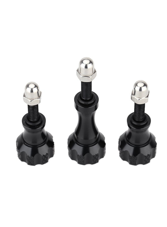 أندوير طقم مقابض إبهام أسود/فضي - Image 2