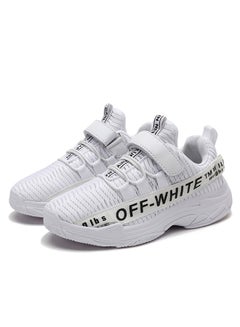 HUSK'SWARE Microfibre Casual Slip-on Sneakers White/Black  - Image 3