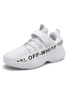HUSK'SWARE Microfibre Casual Slip-on Sneakers White/Black  - Image 1