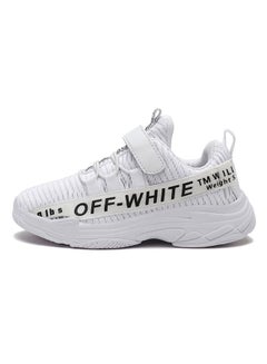 HUSK'SWARE Microfibre Casual Slip-on Sneakers White/Black  - Image 2