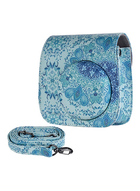 Pu Camera Case Bag For Fujifilm Instax Mini 9/8+/8S/8, Blue Multicolour
