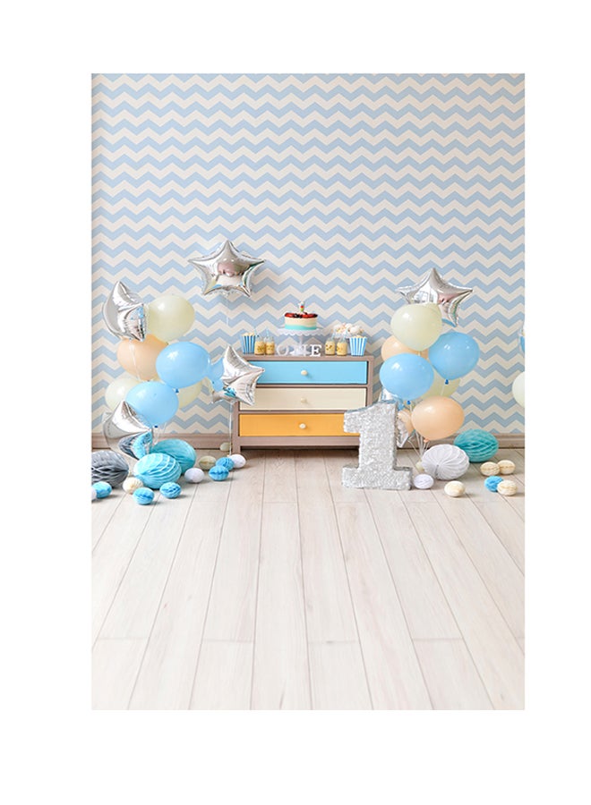 أندوير ملحقات خلفية ستديو للتصوير الفوتوغرافي بنمط حفل عيد ميلاد الأول متعدد الألوان - Image 1