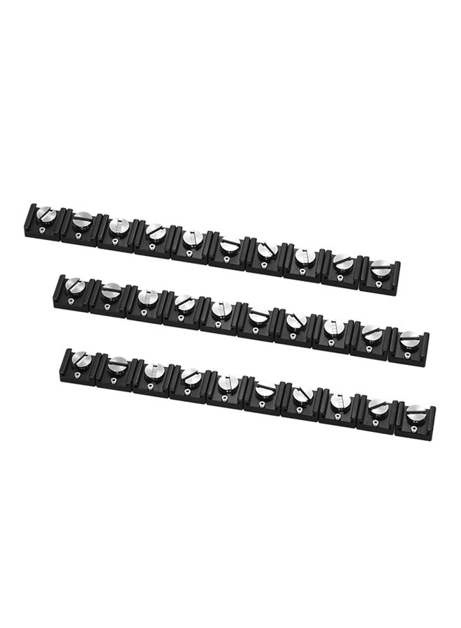 ANDOER 30-Piece Mount Adapter Base Bracket Mounting Screw For DSLR Camera Set Black 