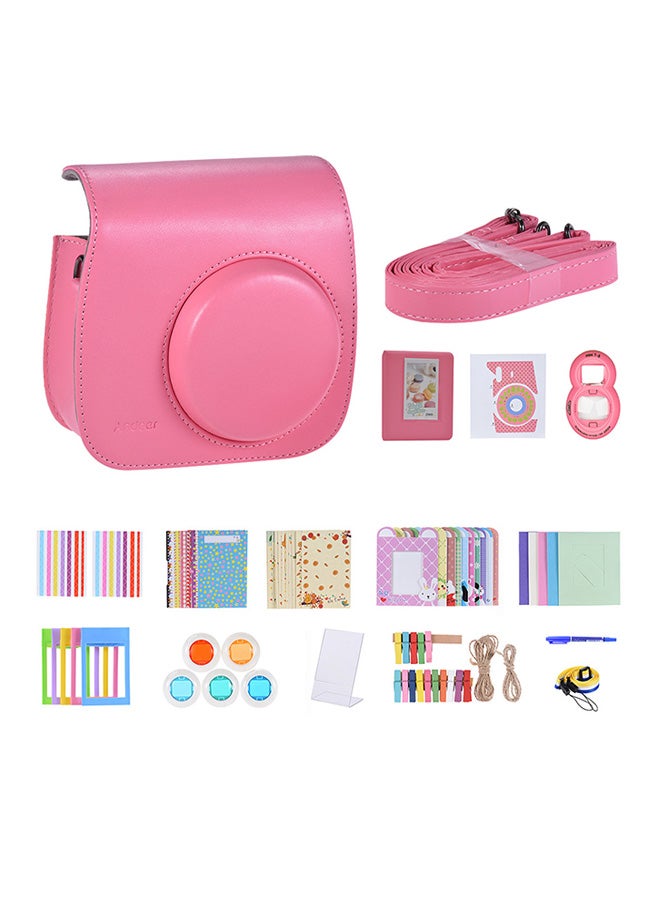 ANDOER 14-In-1 Instant Camera Bundle Kit Pink