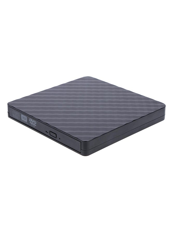 USB 3.0 External CD/DVD-RW DVD Writer Drive Black 